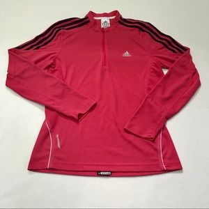 Adidas Women’s Formation Magenta 1/4 zip pullover